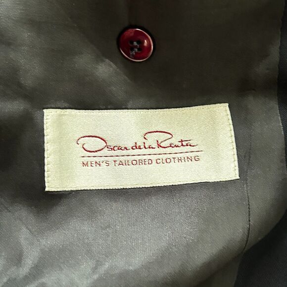Oscar de La Renta Men's Tailored‎ Clothing Performance Dry Jacket - Size 44L - Picture 9 of 11